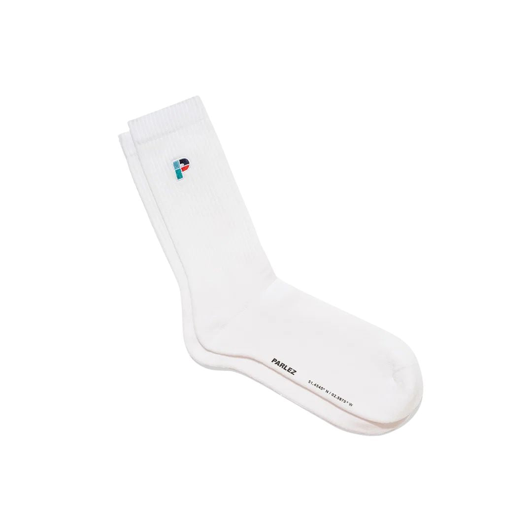 Parlez Lewis White Socks