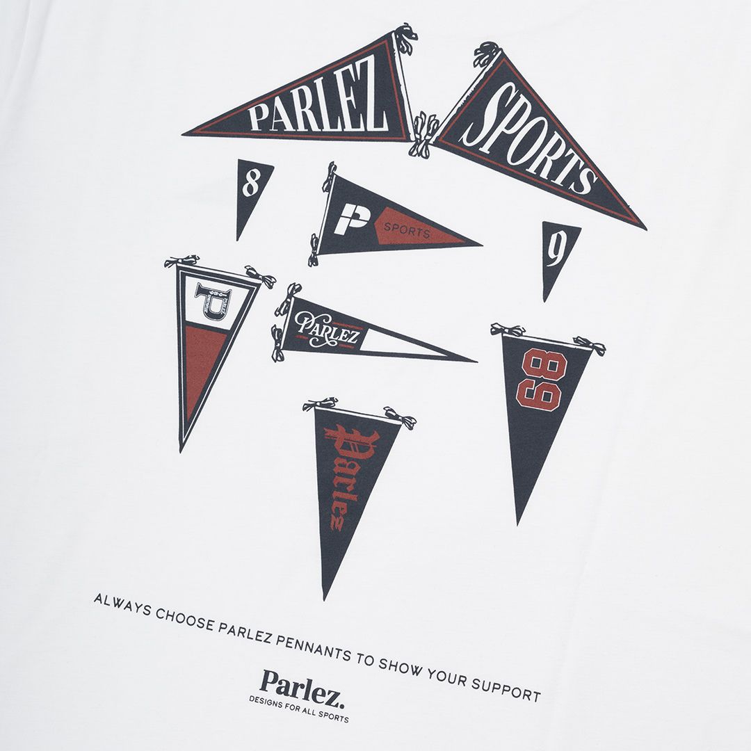 Parlez Pennant White T-Shirt