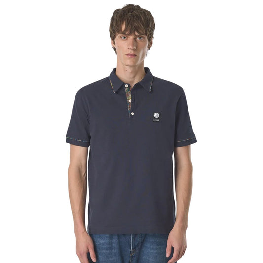 Pretty Green Albion Navy Polo