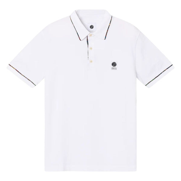 Pretty Green Albion White Polo