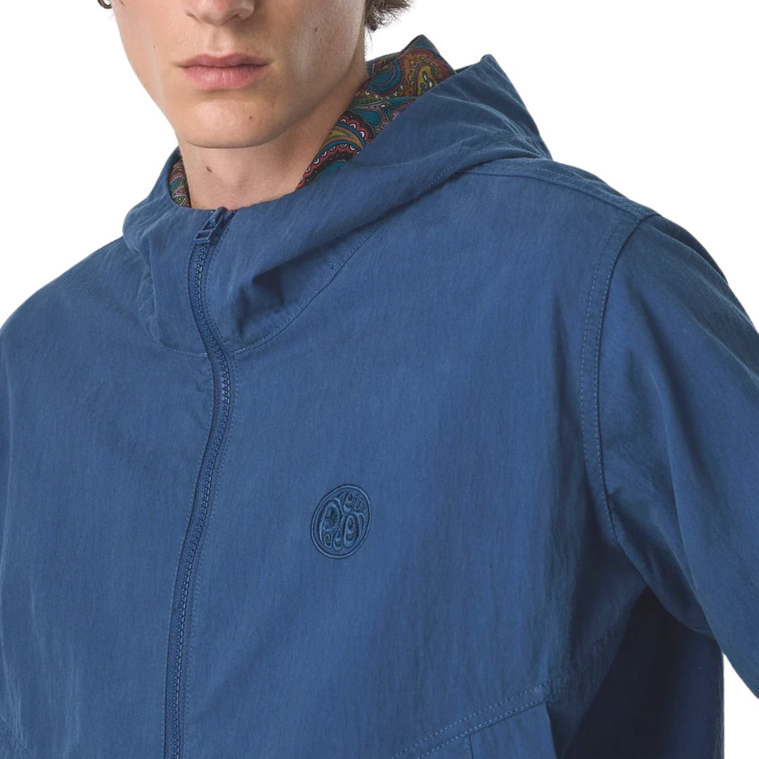 Pretty Green Feltham Hooded Blue Jacket