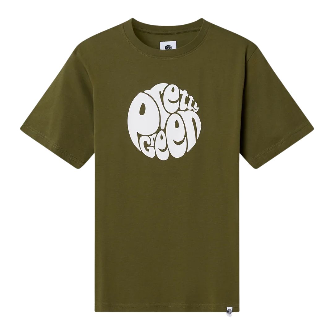 Pretty Green Gillespie SS Khaki T-Shirt