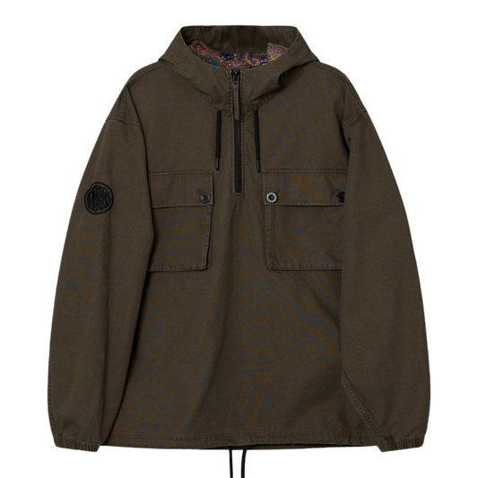 Pretty Green Hatton Smock Khaki Jacket