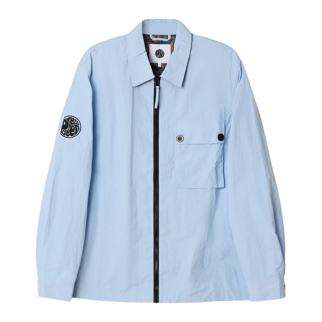 Pretty Green Heaton Sky Blue Overshirt