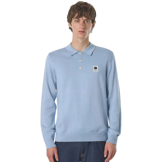 Pretty Green Merino Blend Sky Blue Polo