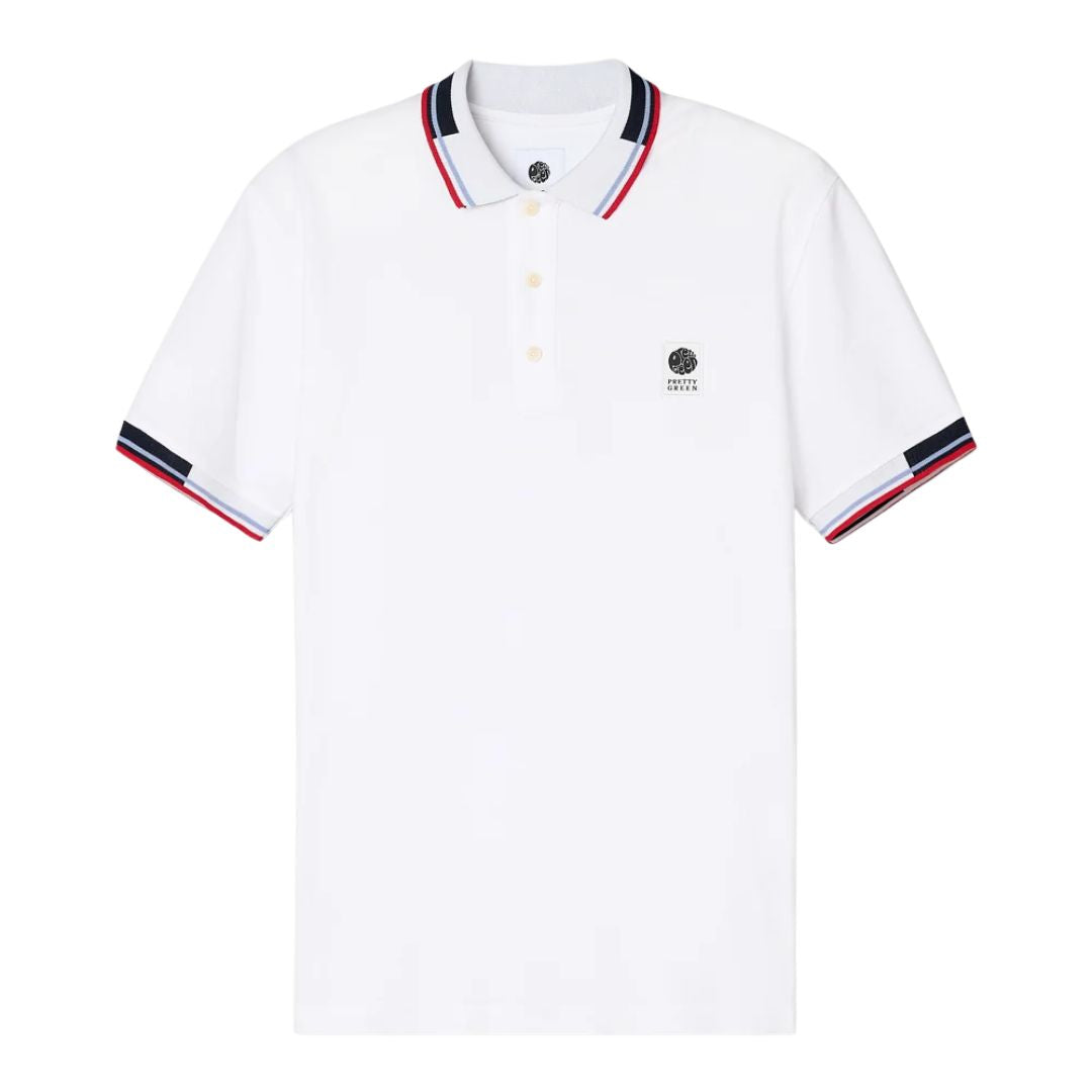 Pretty Green Overdale White Polo