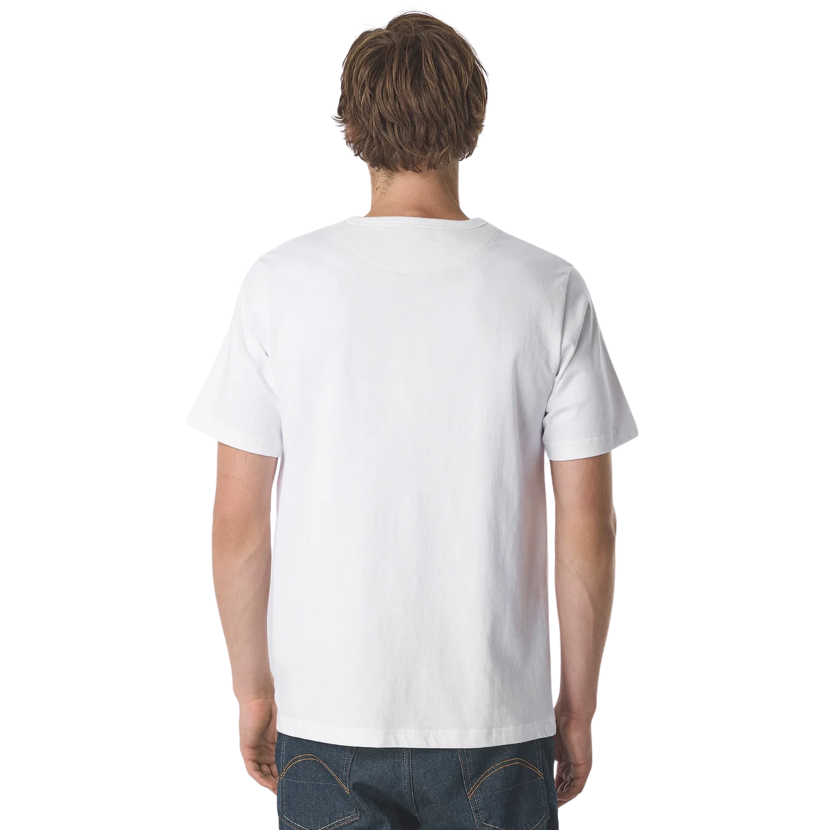 Pretty Green Rave On Paisley Logo White T-Shirt