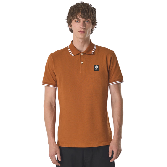 Pretty Green Rayner SS Rust Polo