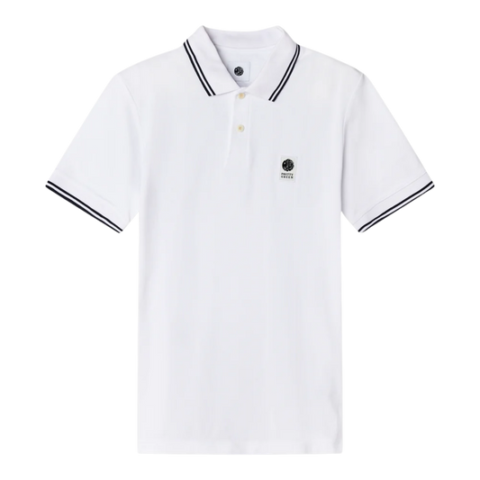 Pretty Green Rayner SS White Polo