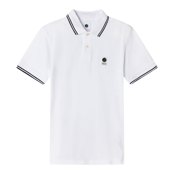 Pretty Green Rayner SS White Polo