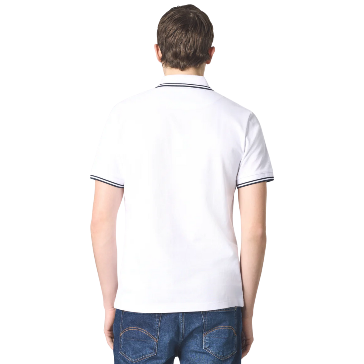 Pretty Green Rayner SS White Polo