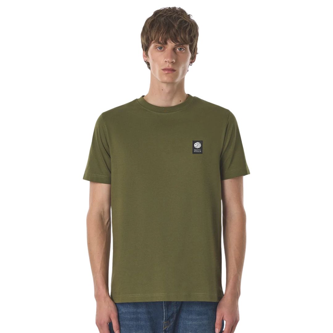 Pretty Green Sinclair SS Khaki T-Shirt