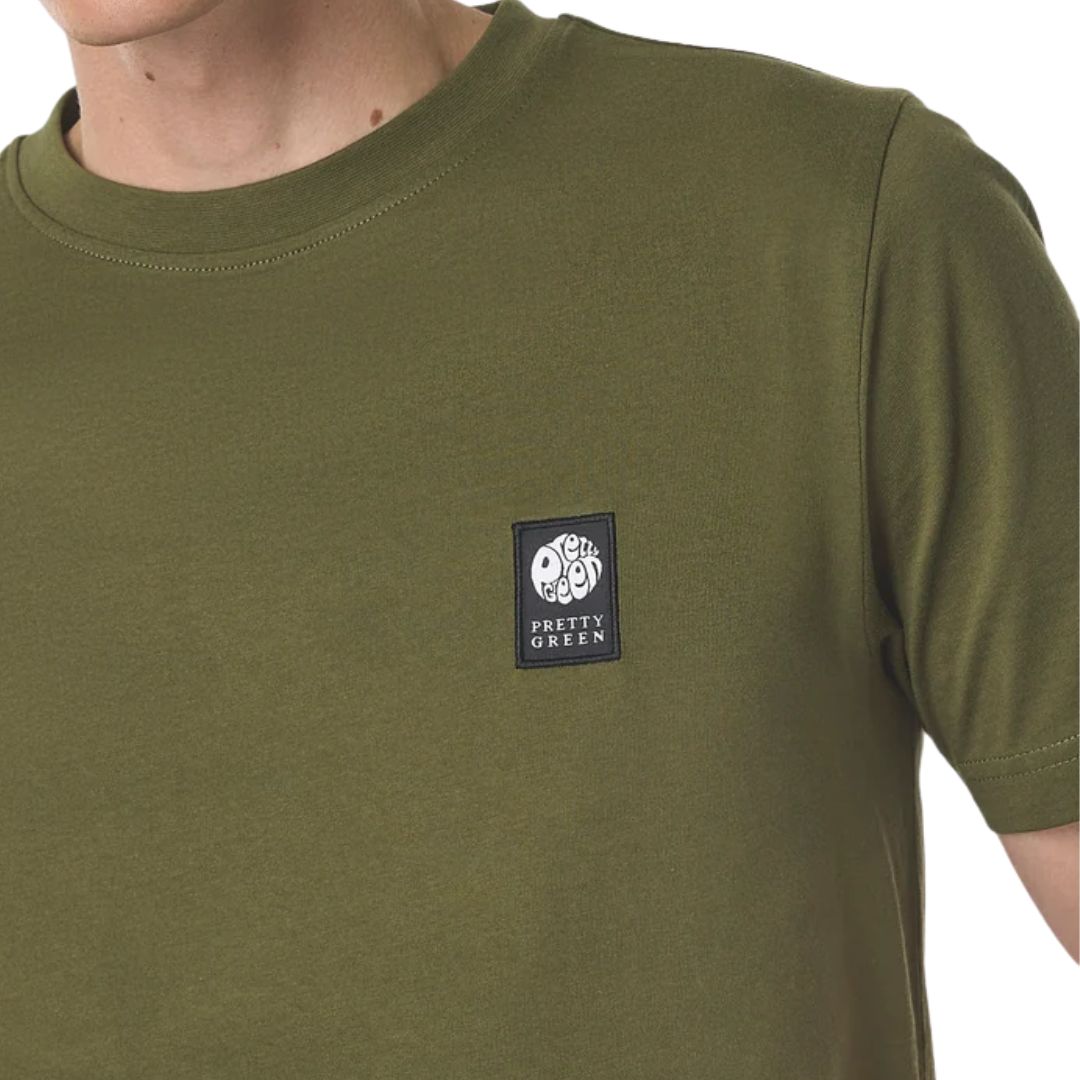 Pretty Green Sinclair SS Khaki T-Shirt