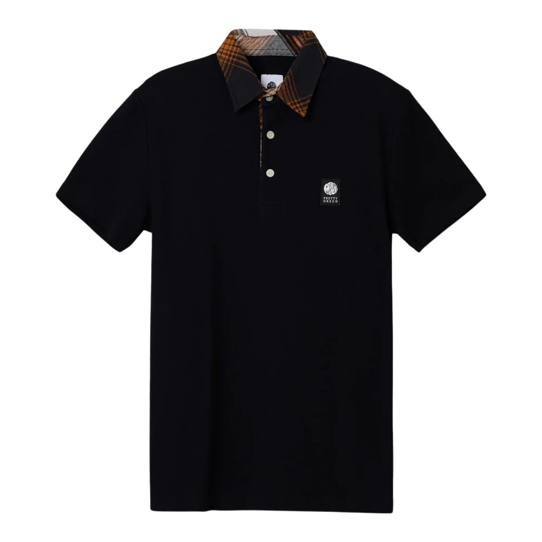 Pretty Green Strobe Black Polo