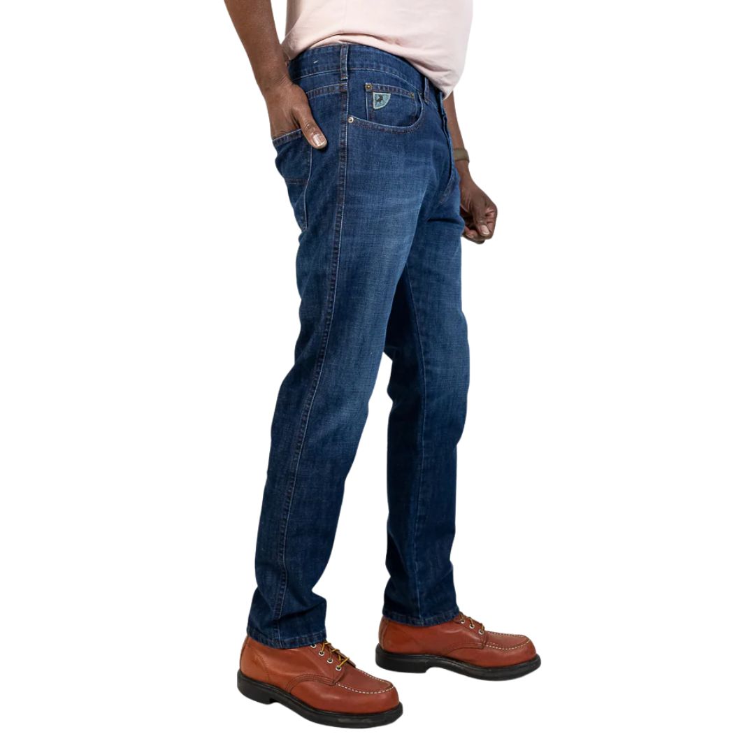 Lois Tapered Fit Dark Stone Terrace Jean