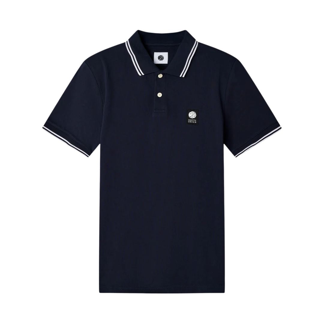 Pretty Green Rayner SS Navy Polo