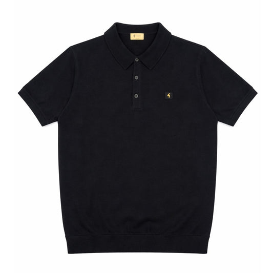 Gabicci Vintage Jackson Black Polo Shirt