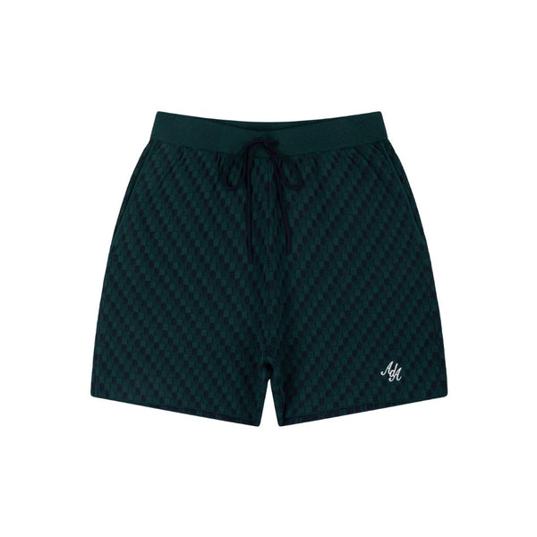 Alma De Ace Rezio Green Knitted Shorts