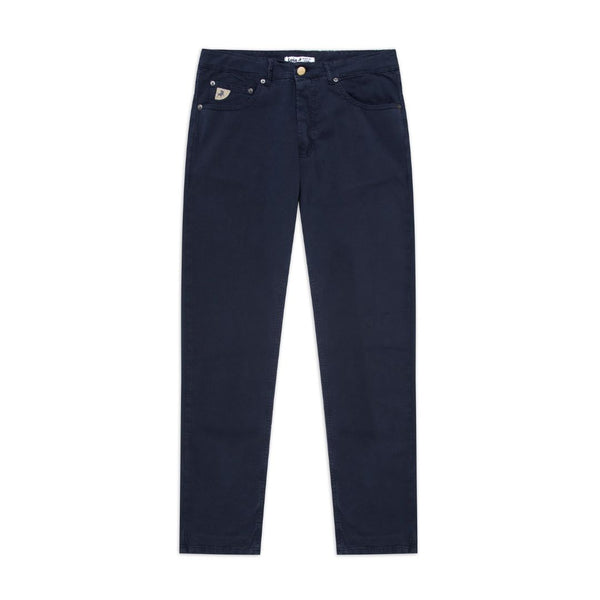 Lois Navy Cotton Plus Terrace Pant