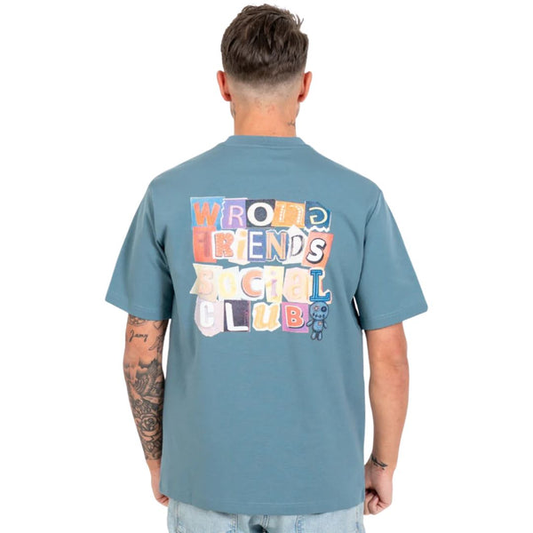 Wrong Friends Social Club Blue T-Shirt