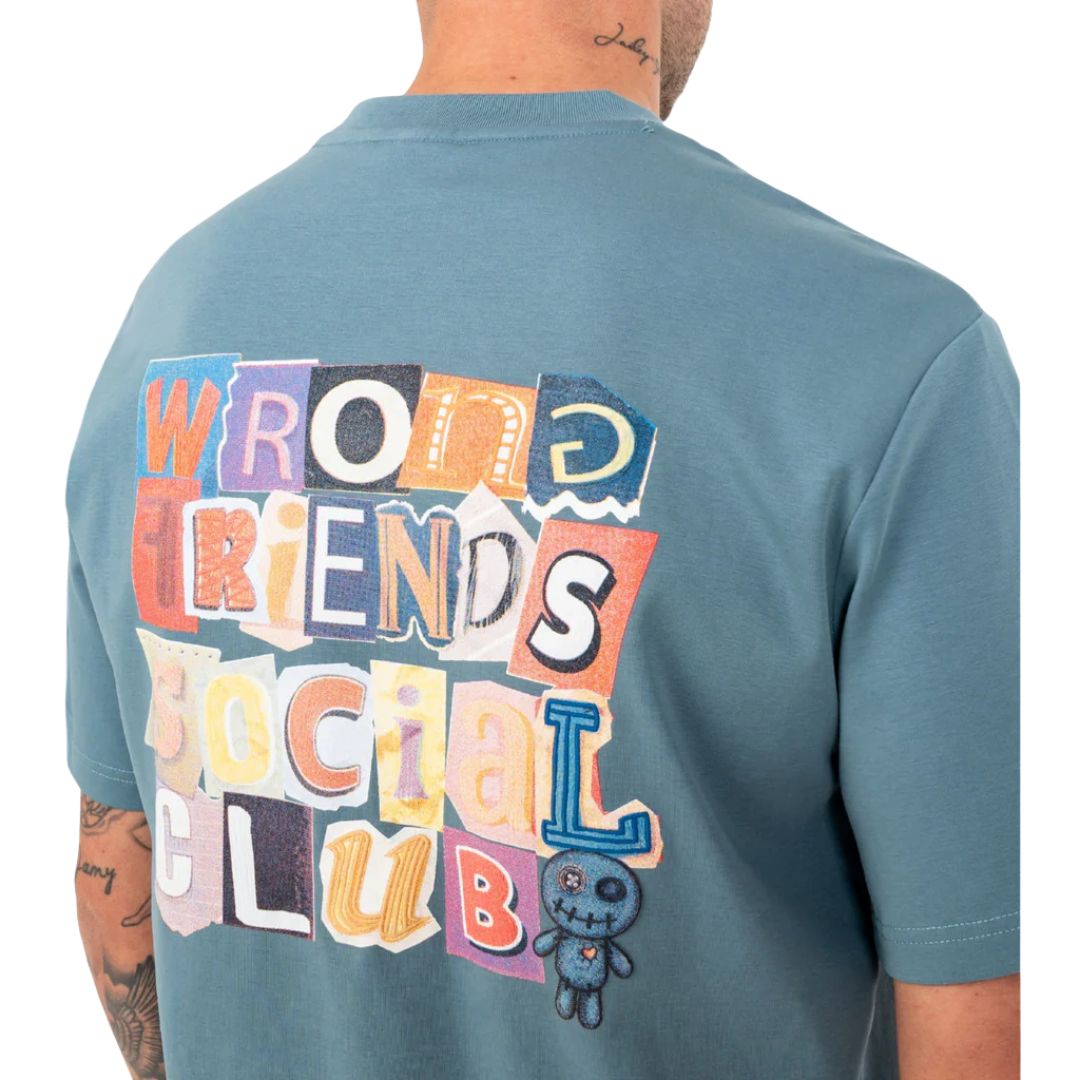 Wrong Friends Social Club Blue T-Shirt