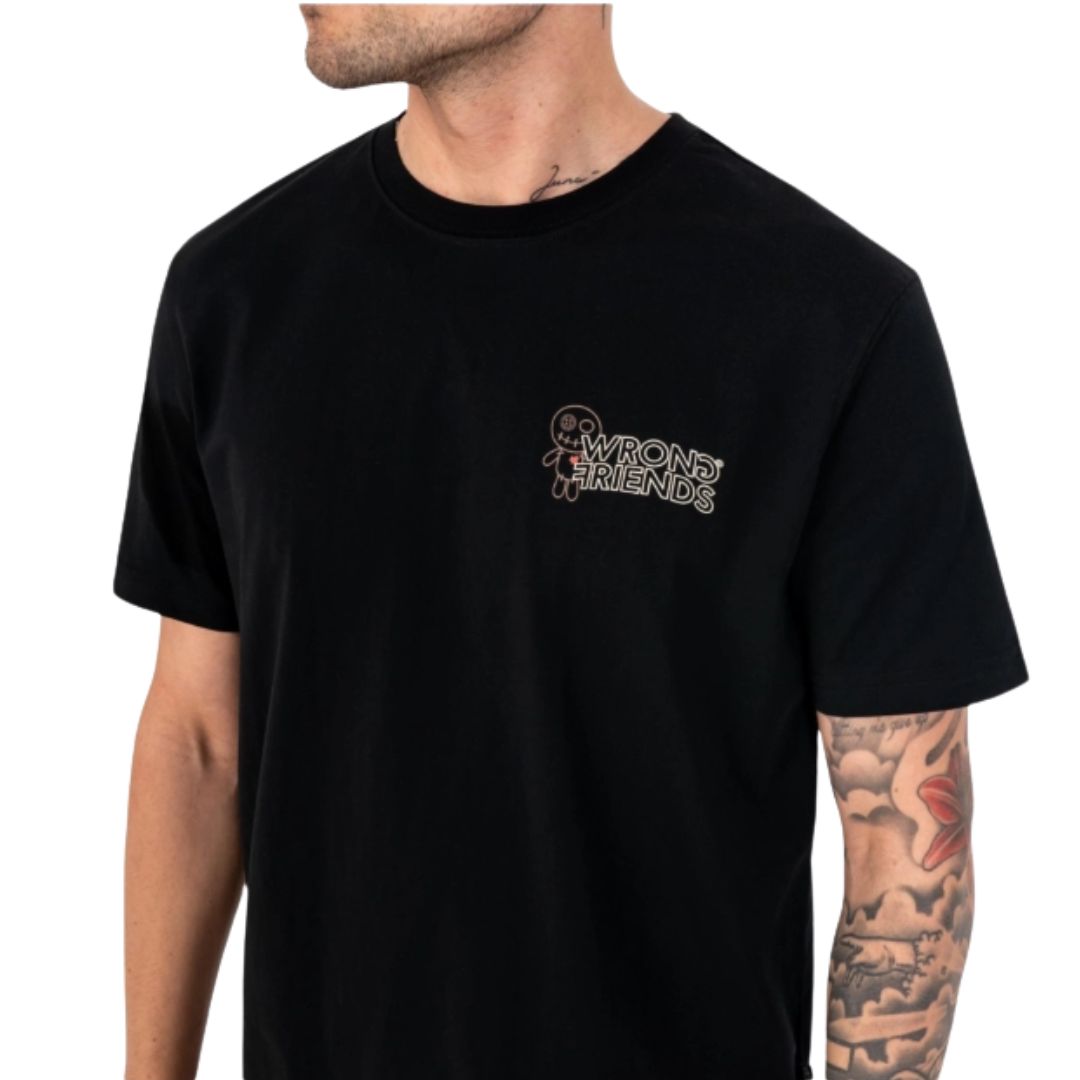 Wrong Friends Zamora Black T-Shirt