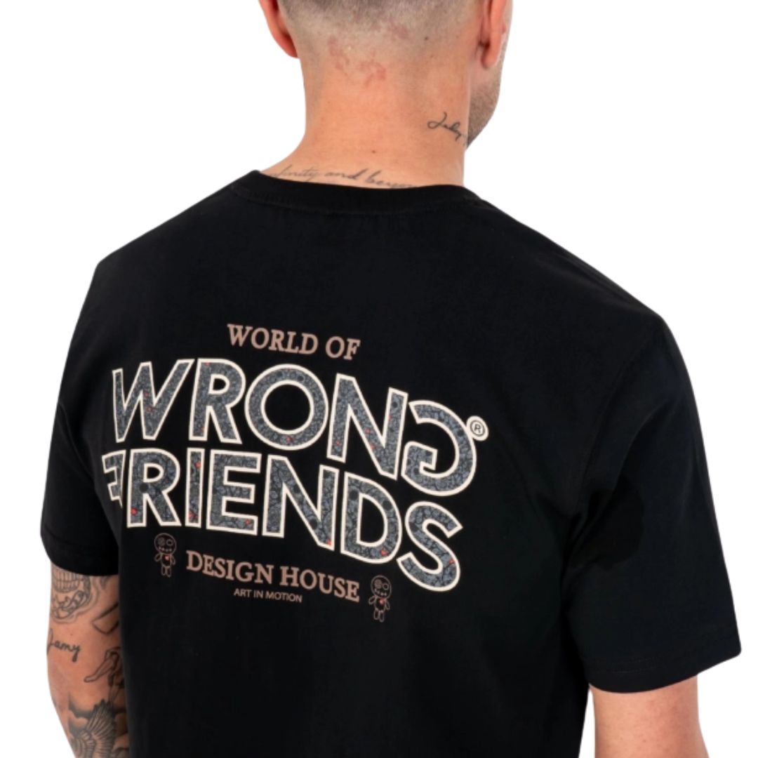 Wrong Friends Zamora Black T-Shirt