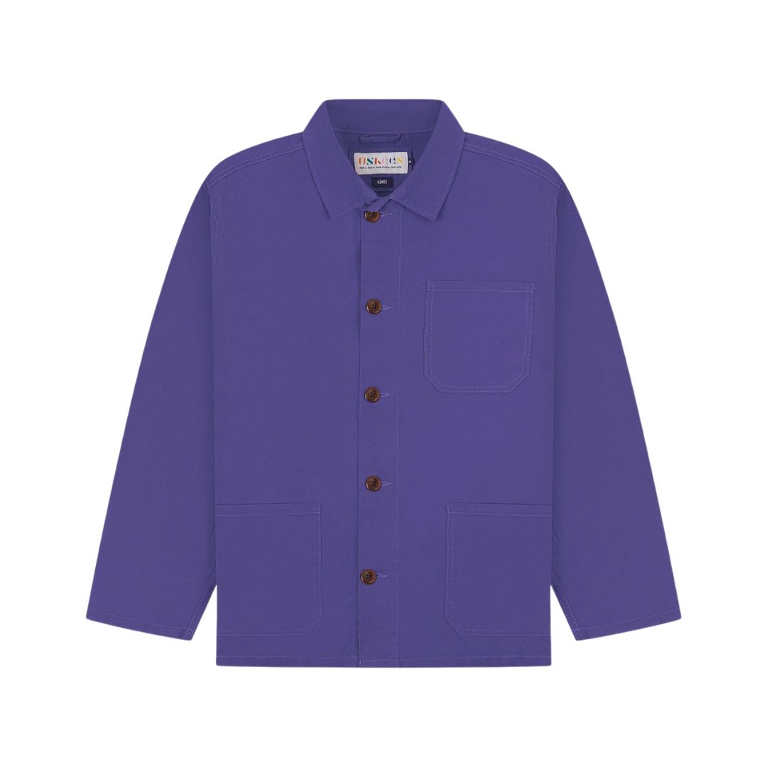 Uskees #3001 Buttoned Overshirt Burst Grape image 0