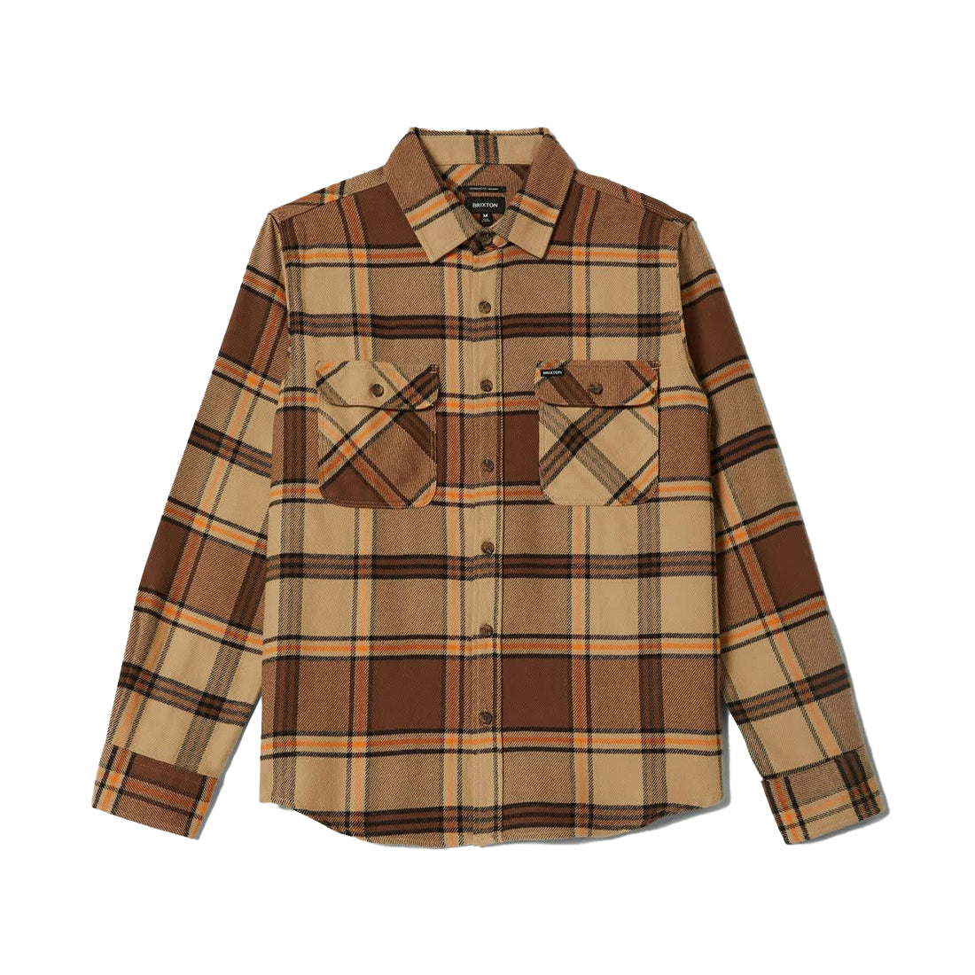 Bowery Sand Pinecone Solar L S Flannel Shirt