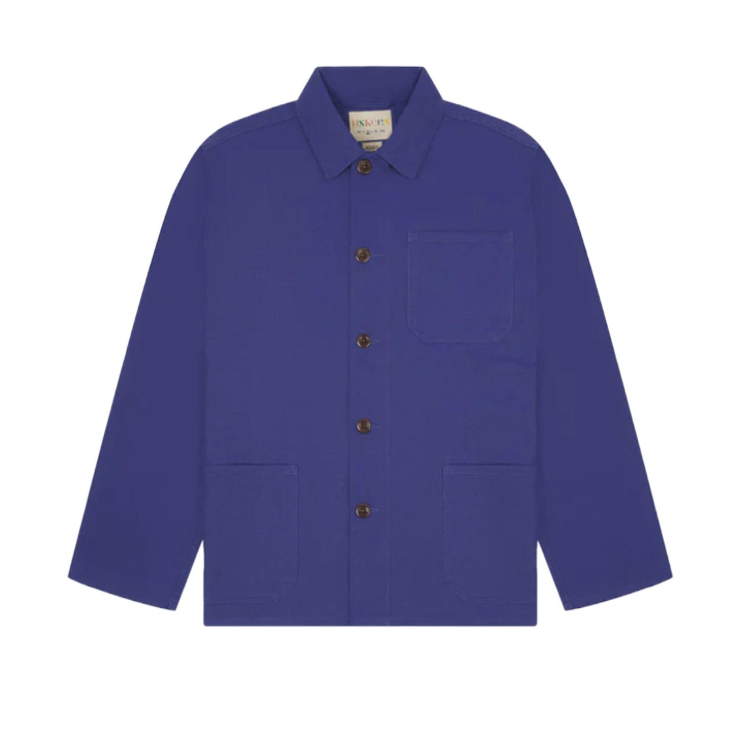 Uskees #3001 Buttoned Overshirt Ultra Blue image 0