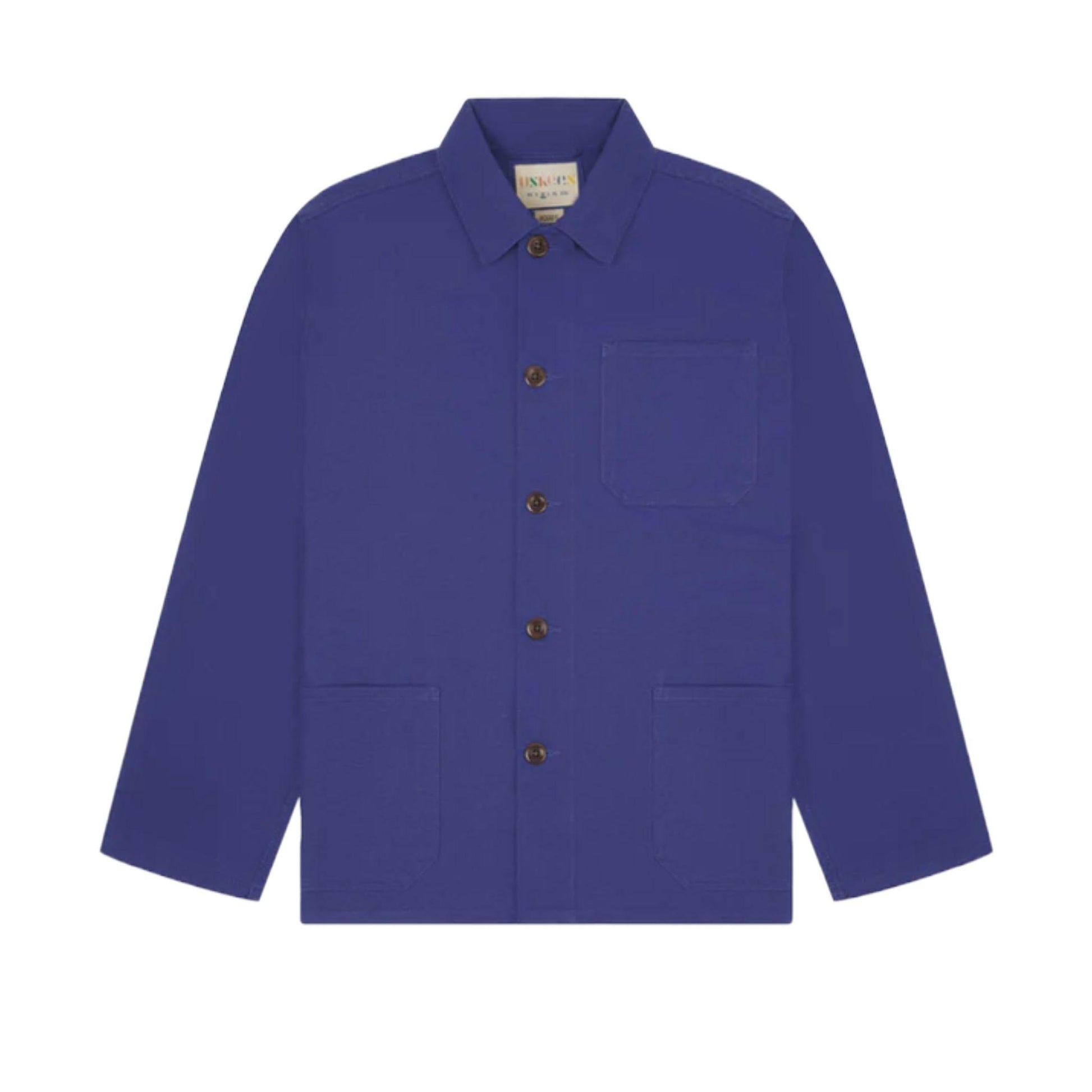 Uskees #3001 Buttoned Overshirt Ultra Blue image 0