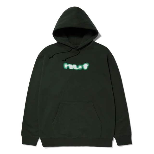HUF Blur P/O Hunter Green Hoodie image 0