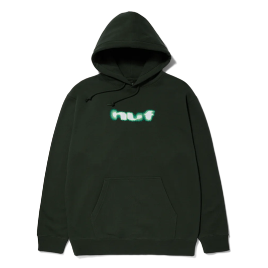 HUF Blur P/O Hunter Green Hoodie image 0