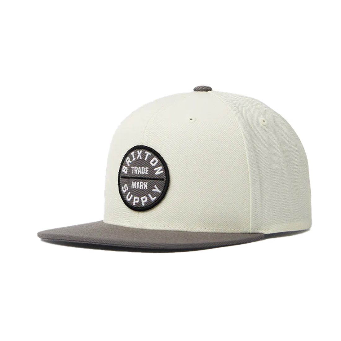 Brixton Charcoal/Off White Oath III Snapback image 0