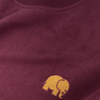 Trendsplant Burgundy Organic Essential Sweatshirt image 1