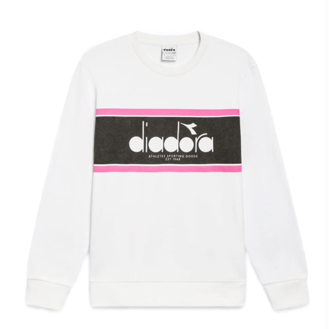 Diadora Optical White Logo Crew Sweatshirt image 0