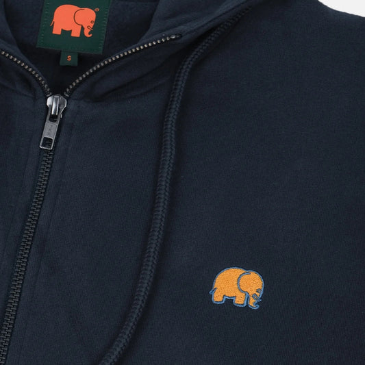 Trendsplant Organic Essential Zip Hoodie Trendsplant Blue image 1