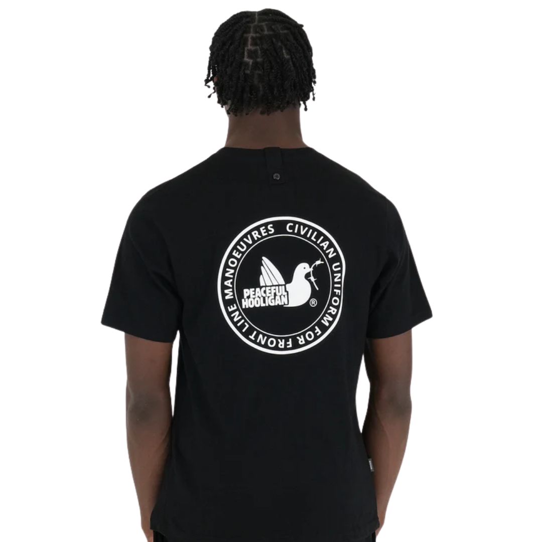 Peaceful Hooligan Civ Uni Black T-Shirt image 2