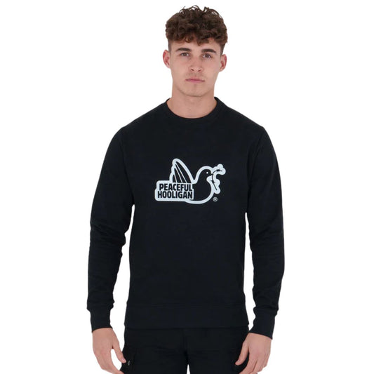 Peaceful Hooligan Black Outline Sweatshirt image 0