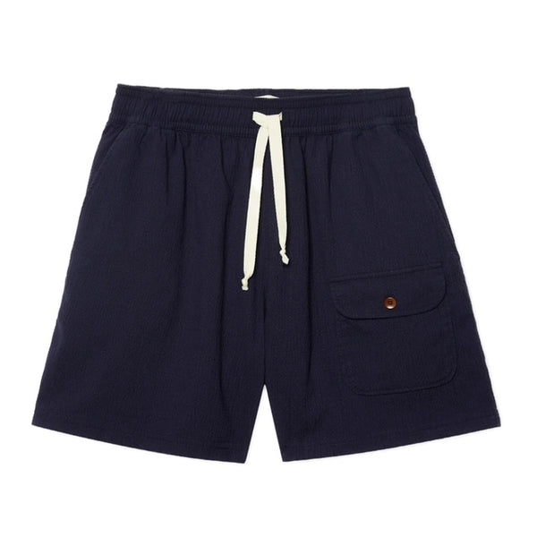 Pompeii Cargo Seersucker Shorts Navy image 0