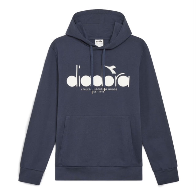 Logo Denim Hoodie