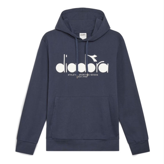 Diadora Hoodie Logo Blue Denim image 0
