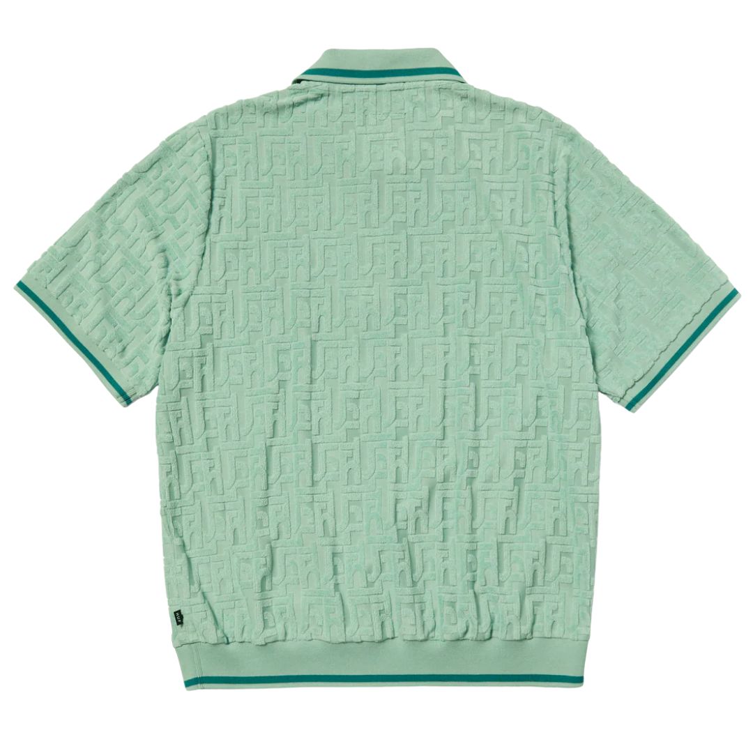 HUF Tether Jacquards Terry Top Jade image 1