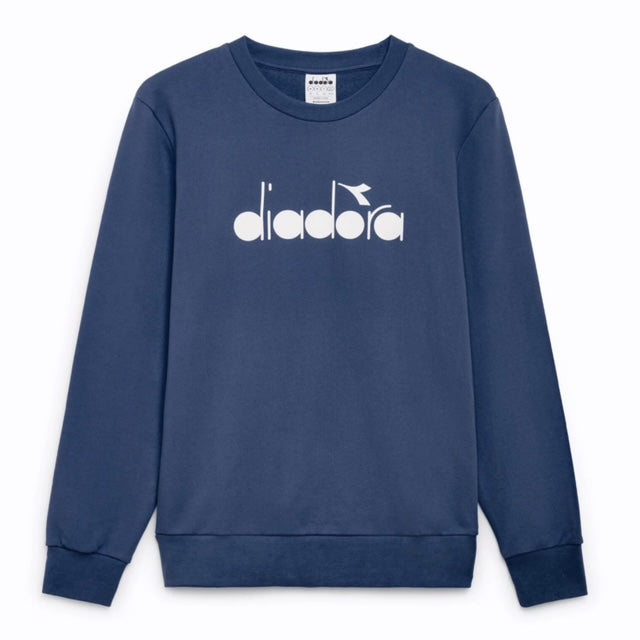 Diadora Sweatshirt Crew Logo Blue Denim image 0