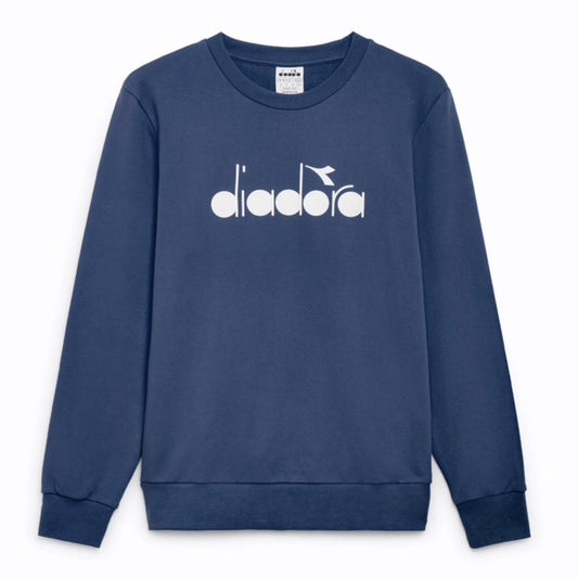 Diadora Sweatshirt Crew Logo Blue Denim image 0