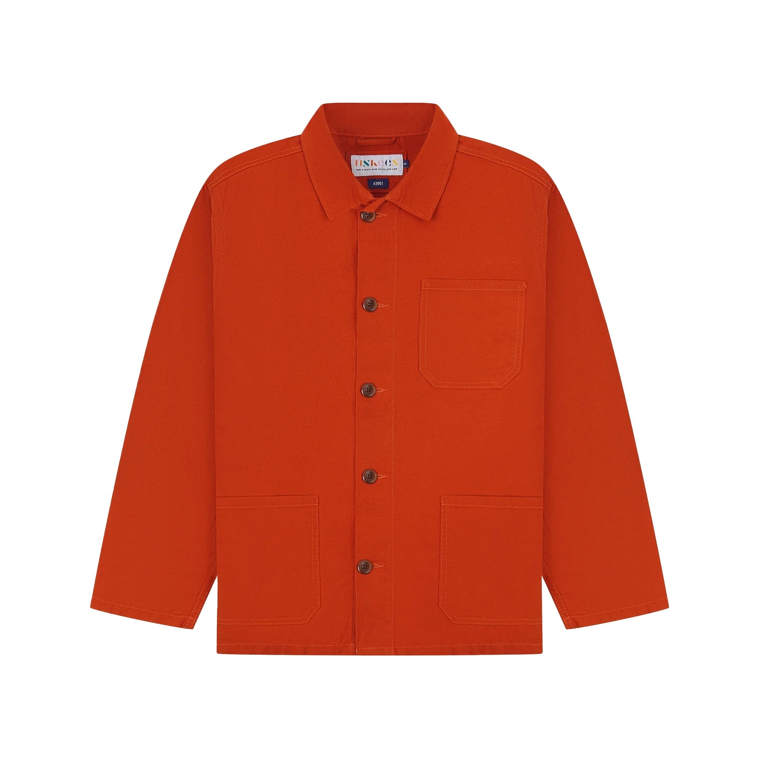 Uskees Rust #3001 Buttoned Overshirt image 0
