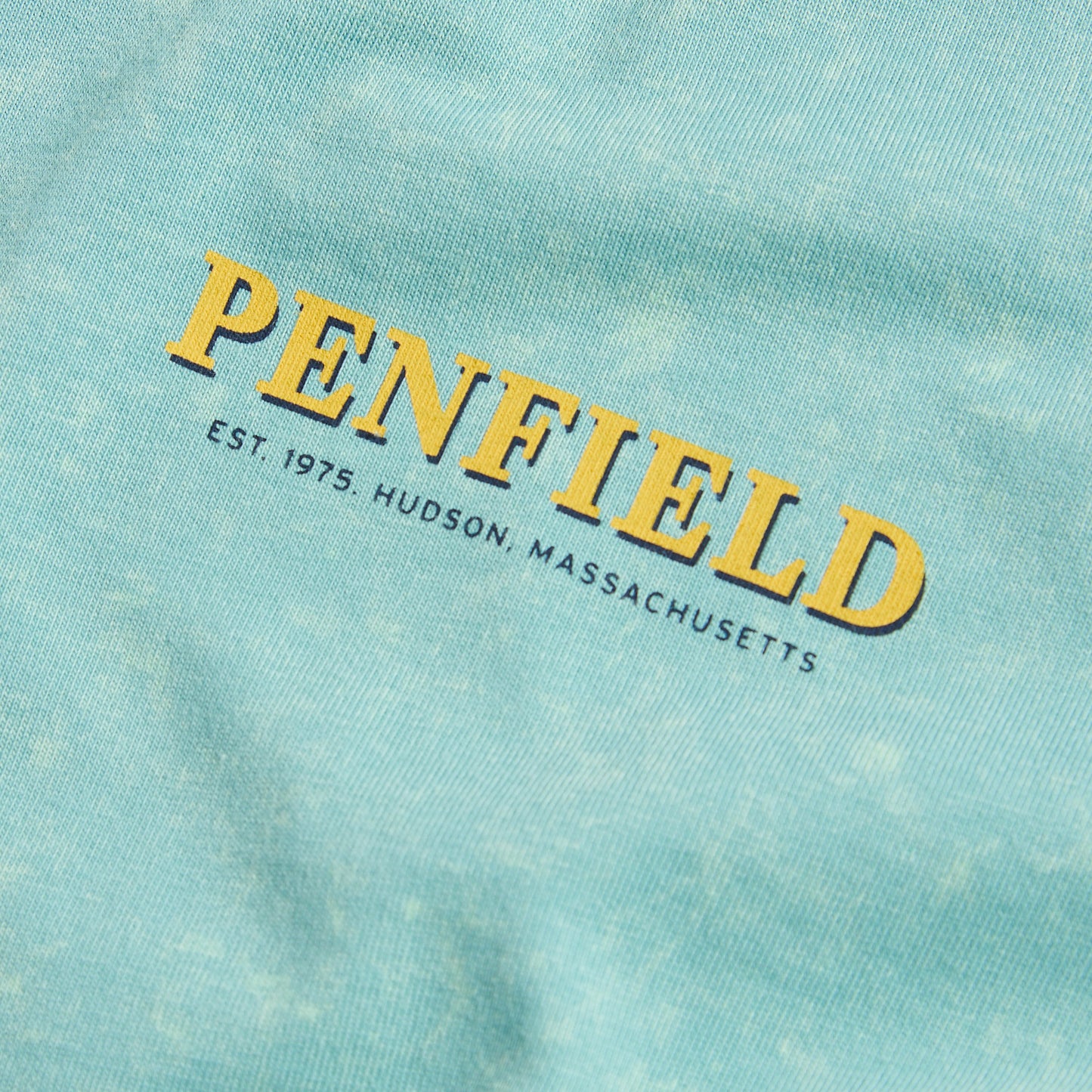 Penfield Dusty Turquoise Whale Scene T-Shirt image 2