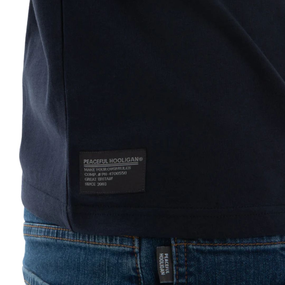 Peaceful Hooligan Navy Club T-Shirt image 3