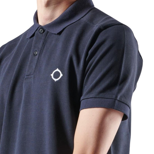 Ma.strum S/S Navy Pique Polo image 1
