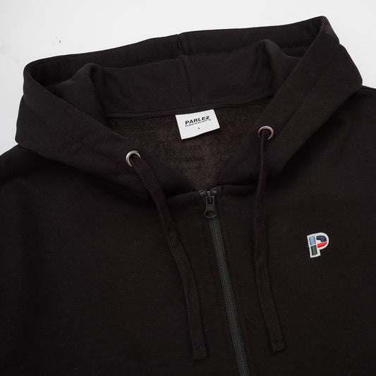 Parlez Black Demi Zip Hoodie image 1